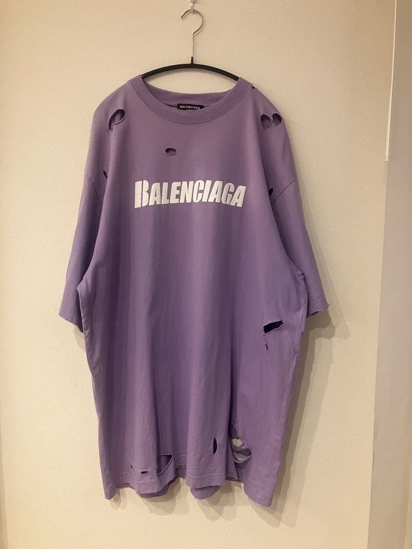 る*す様 BALENCIAGA デストロイTシャツ
