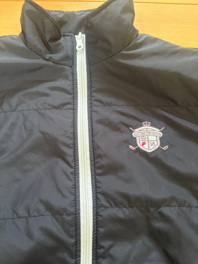 FILA GOLF ブラック　ジャケット　パンツ　セット　LLサイズ