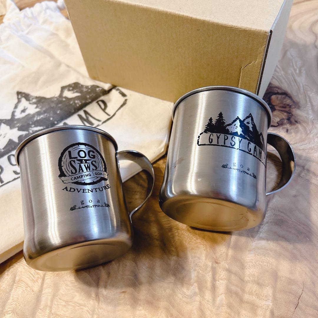 goaゴア ノベルティ ステンレス マグカップ キャンプ y2k archive