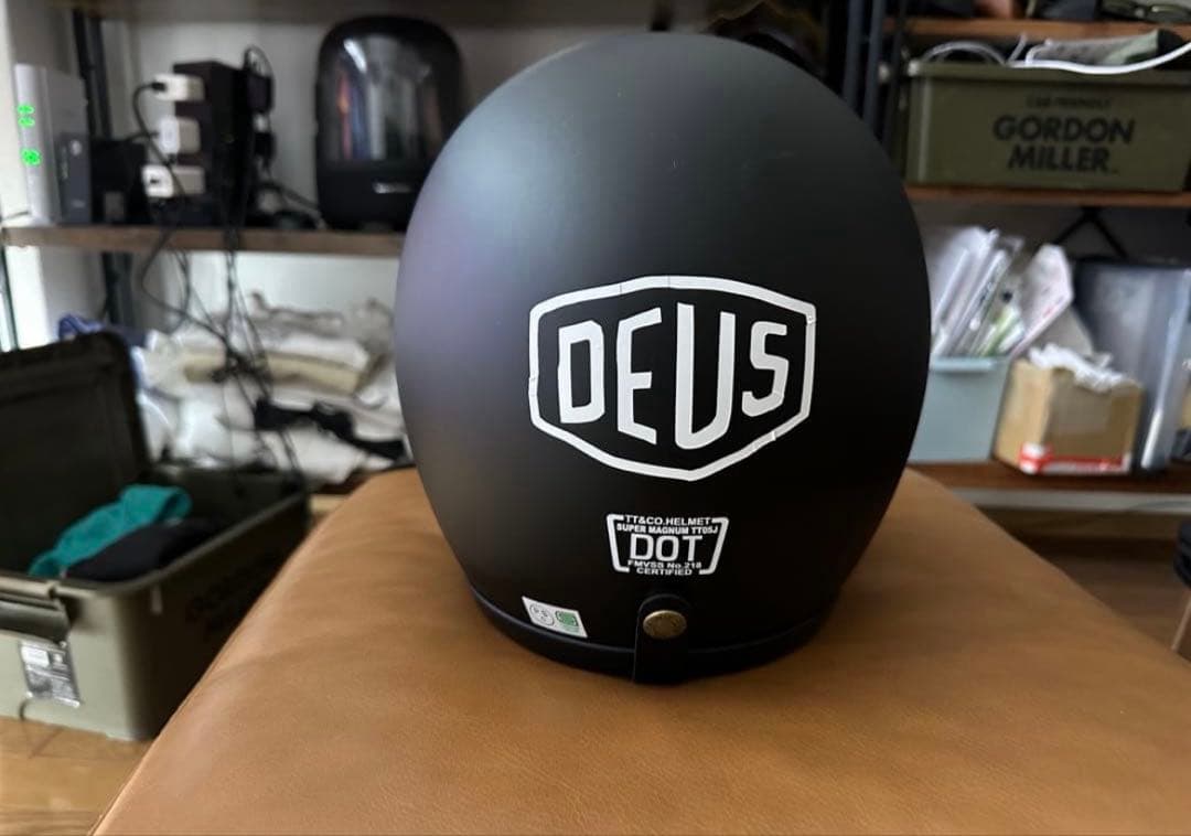 TT&CO ジェットヘルメット　サイズL マットブラック