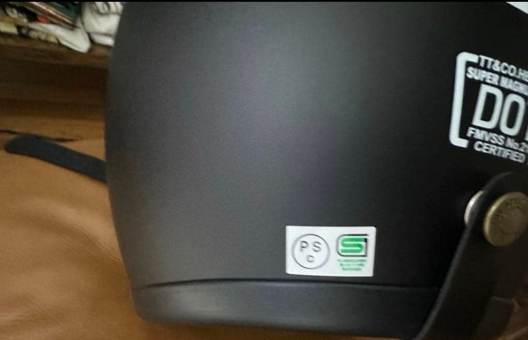 TT&CO ジェットヘルメット　サイズL マットブラック