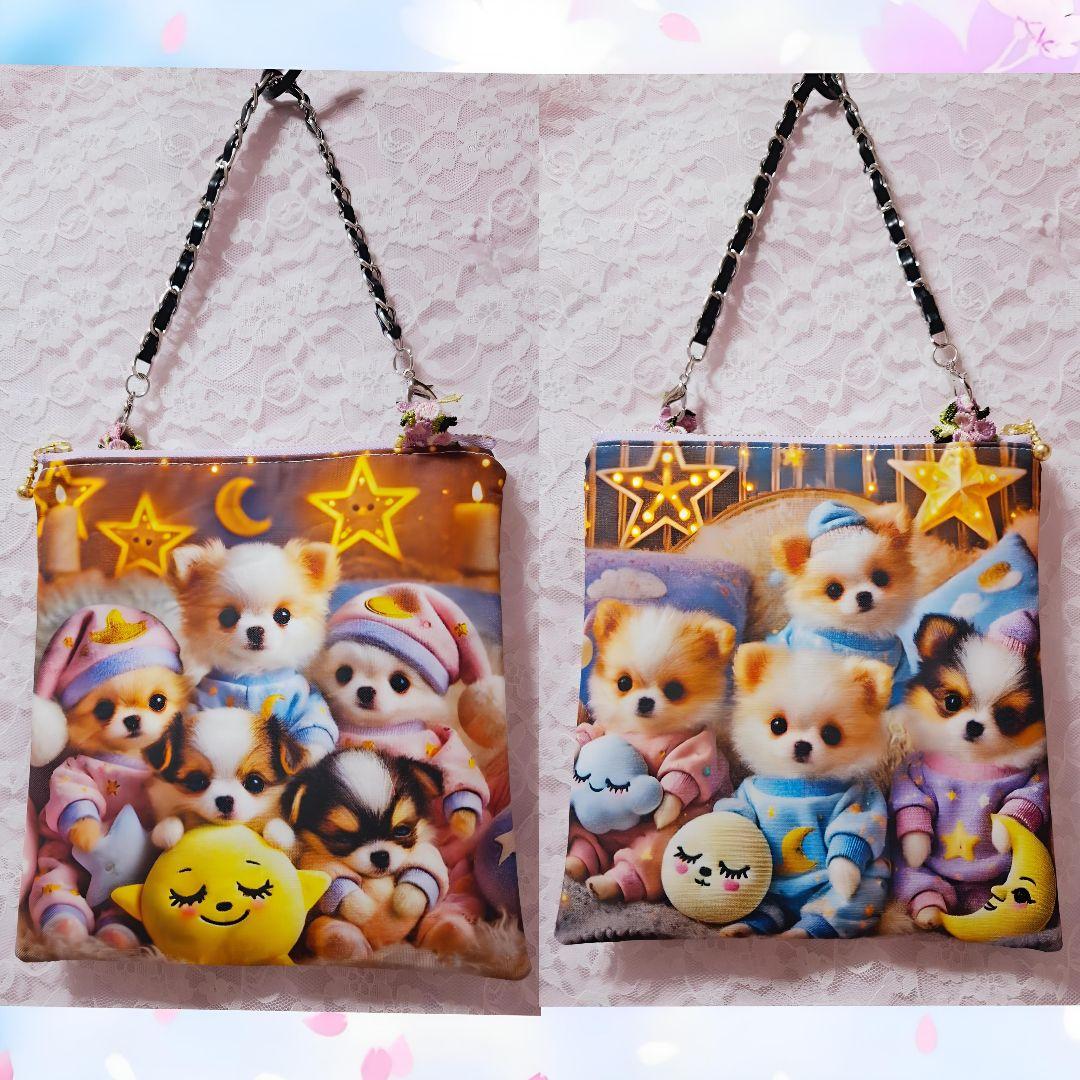 てぃんくる様♥️オーダーページ　持ち手付きポーチ♥️フラットポーチ