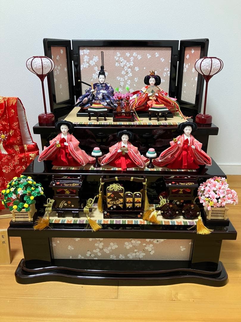 ひな祭り 伏見屋3段雛人形セット 送料込み