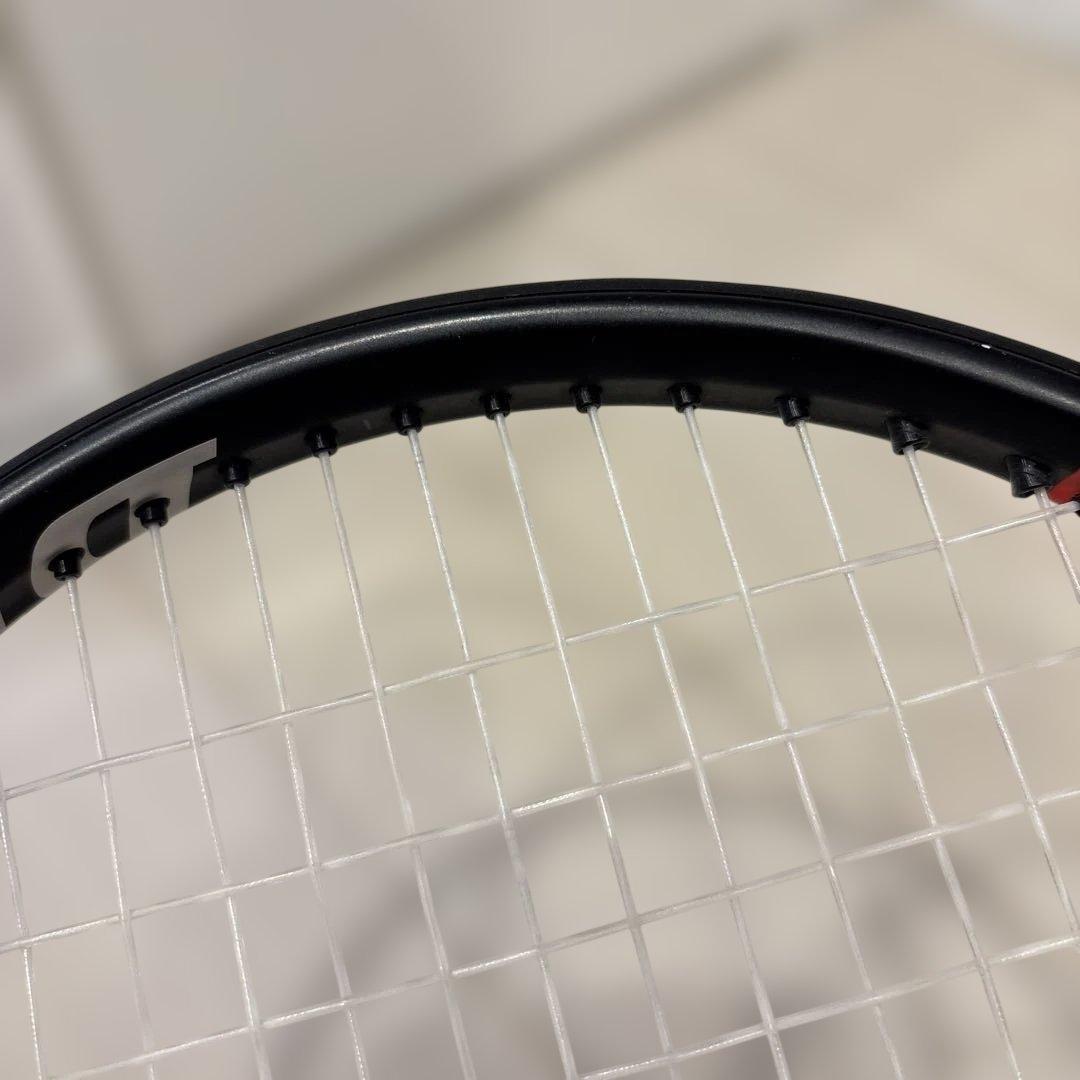 美品　DUNLOP CX400 テニスラケット 赤黒