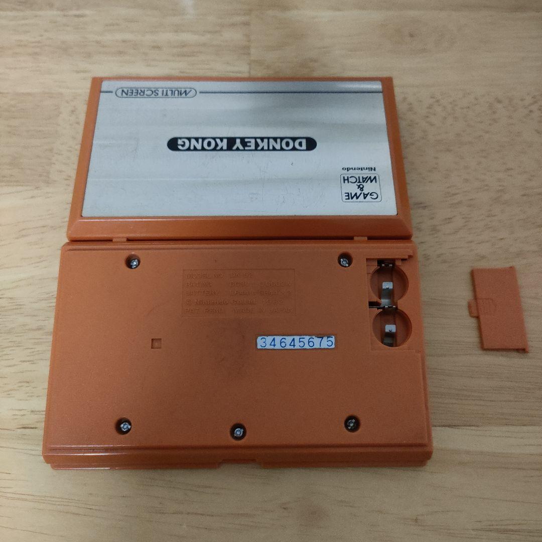 ゲームアンドウォッチドンキーコング　任天堂ニンテンドーNintendoメンテ済み