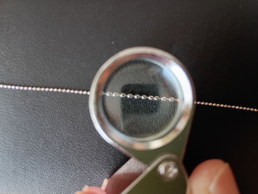 14金ホワイトゴールドチェーン