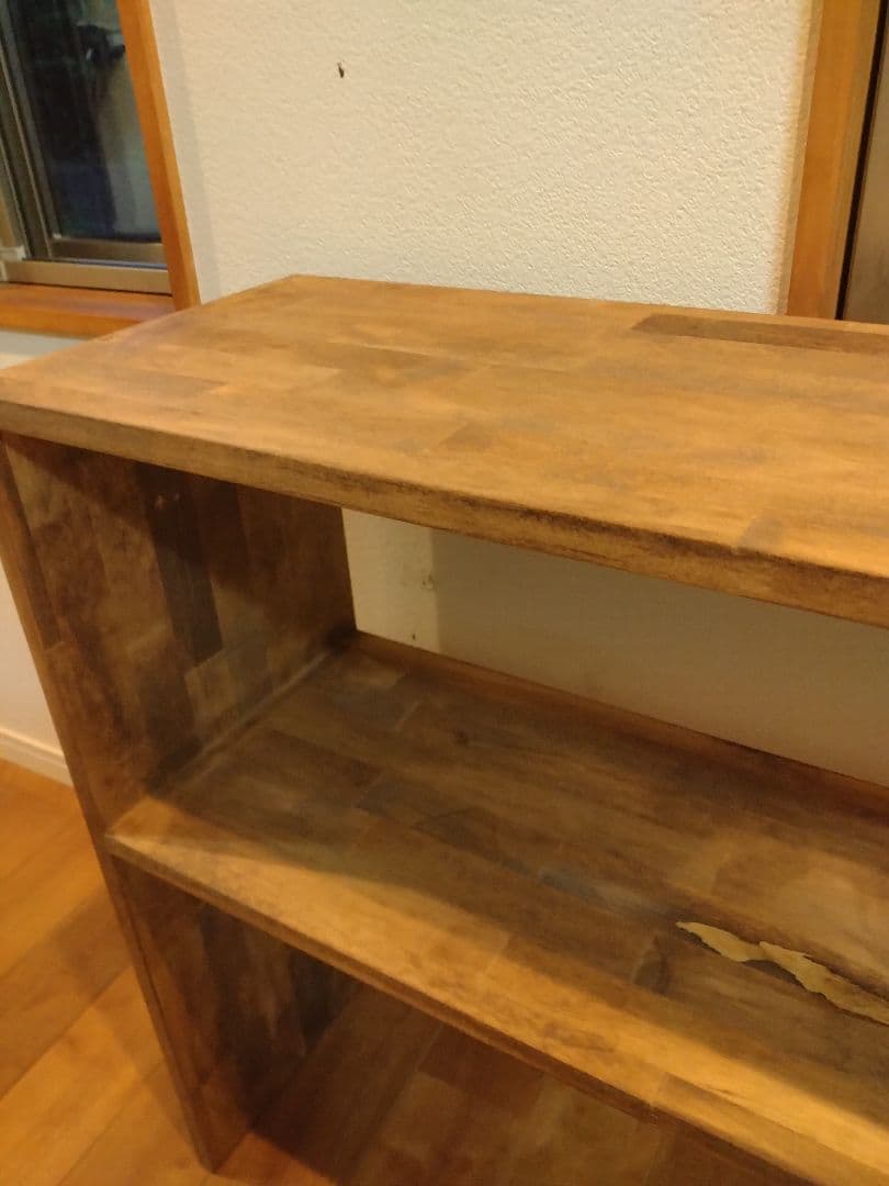 木製　ハンドメイド　オーダー　コの字　シェルフ　棚　ラック　水槽台　テレビ台