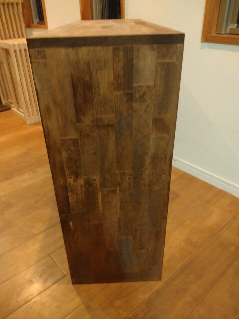 木製　ハンドメイド　オーダー　コの字　シェルフ　棚　ラック　水槽台　テレビ台