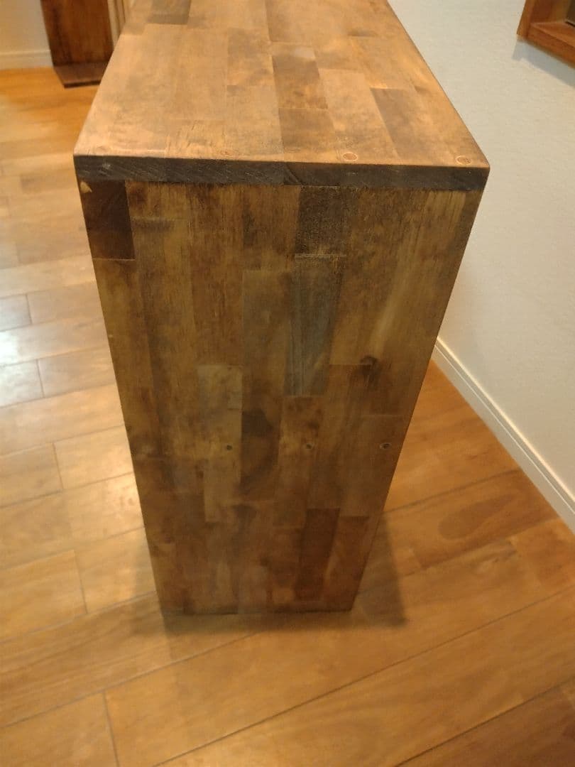 木製　ハンドメイド　オーダー　コの字　シェルフ　棚　ラック　水槽台　テレビ台