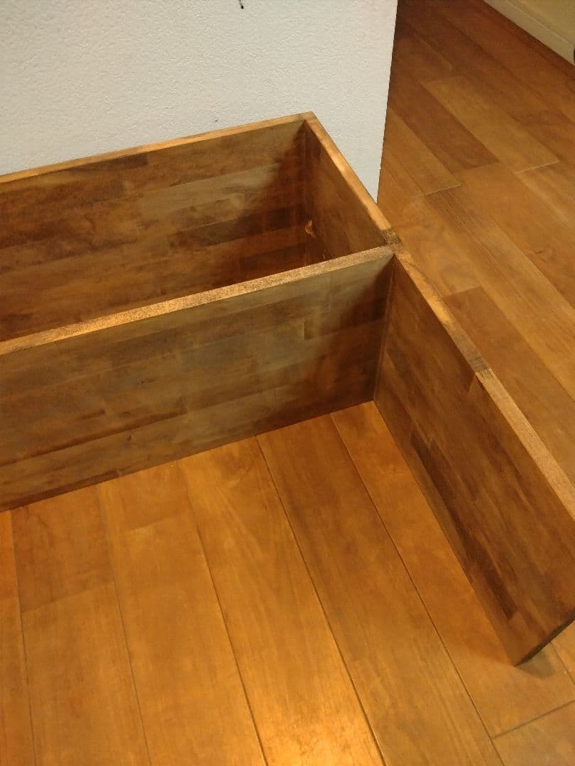 木製　ハンドメイド　オーダー　コの字　シェルフ　棚　ラック　水槽台　テレビ台