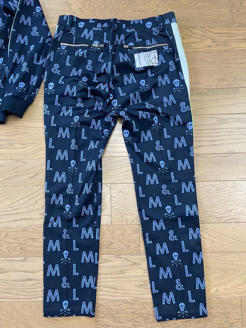 【美品】MARK&LONA スカルデザイン ジャージセットアップ　48