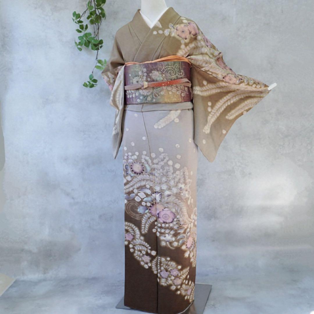 訪問着フルセット　283▪︎ 辻が花　落款　卒業式　入学式　披露宴