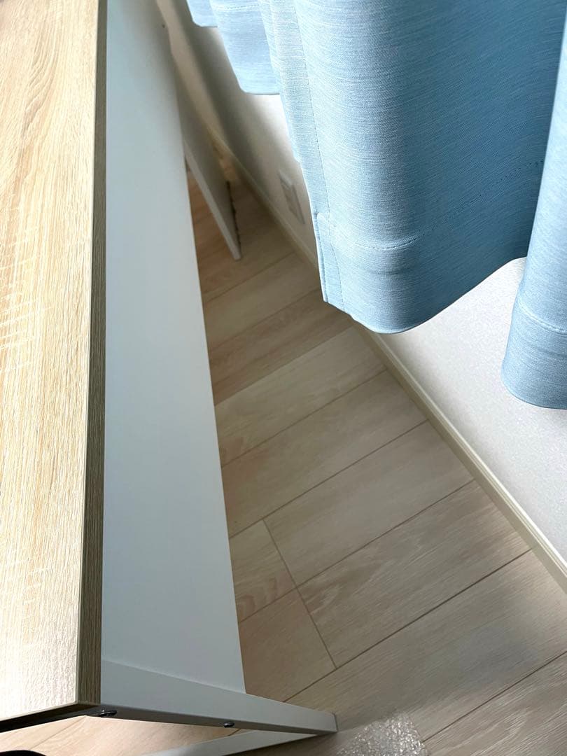 美品　LOWYA コーナーデスク　l字 下収納付き引き出し