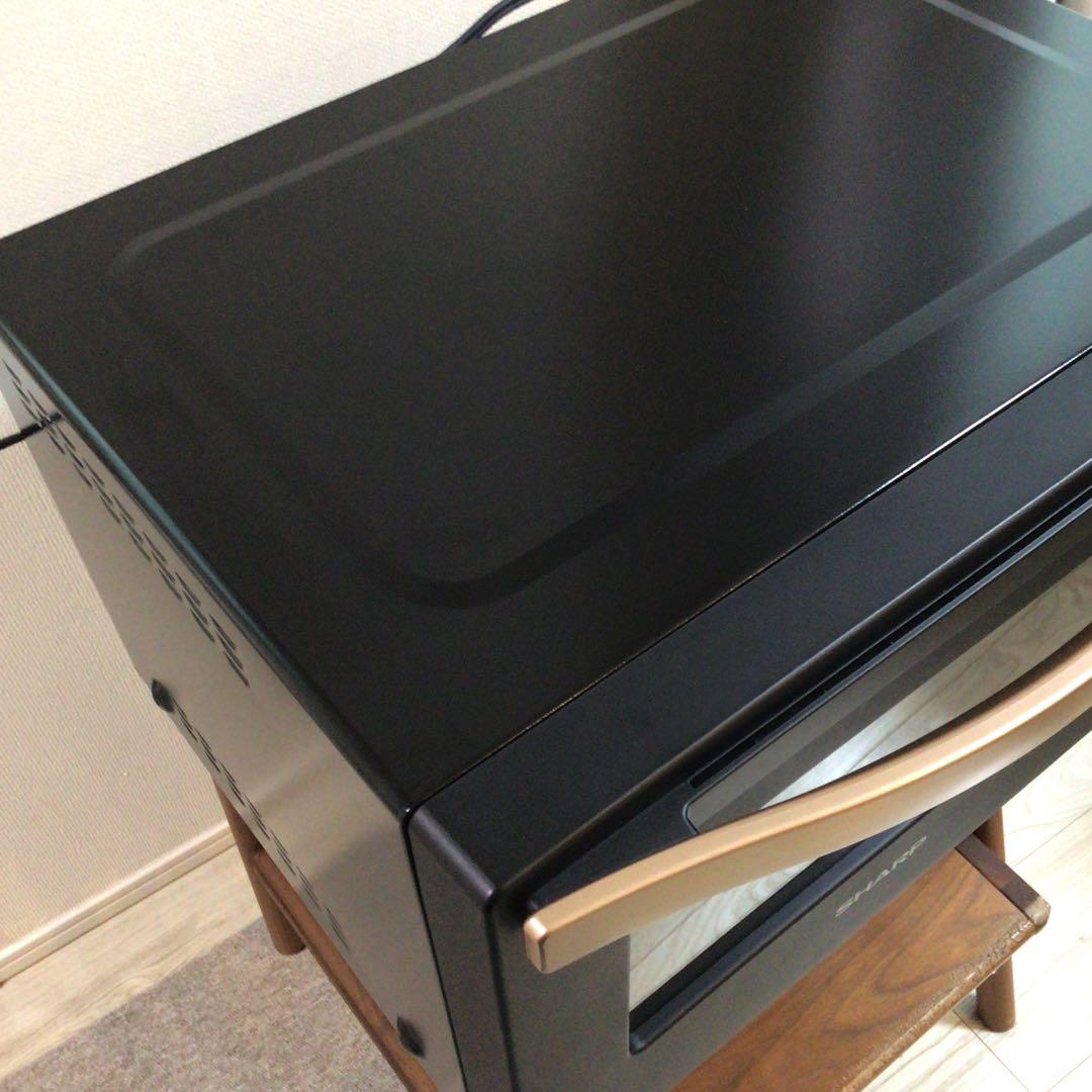 【美品】シャープ オーブンレンジ RE-F18A 26L 黒✖️ゴールド