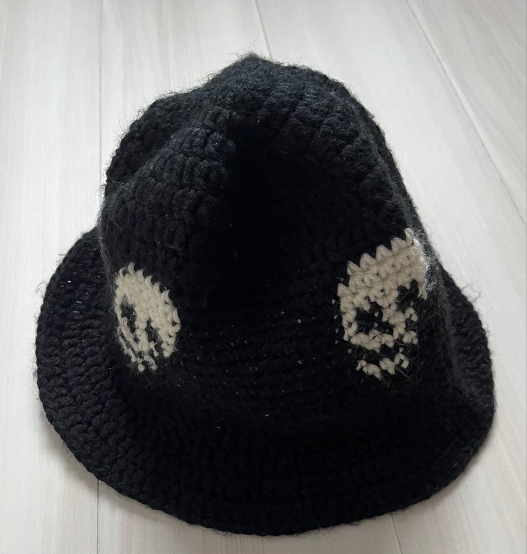 Y.A.R.N スカル ハンドメイド ニットハット ヤーン バケハ 帽子