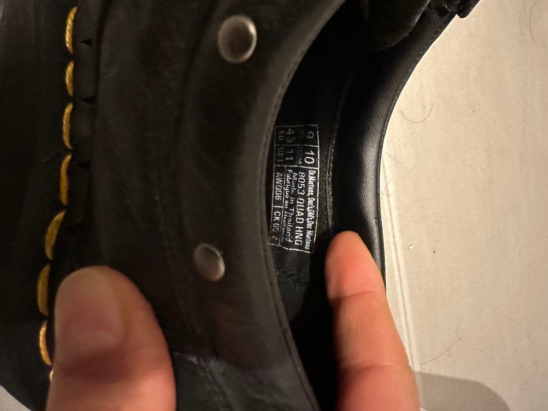 希少入手困難完売品【ドクターマーチン】 8053 QUAD HNG