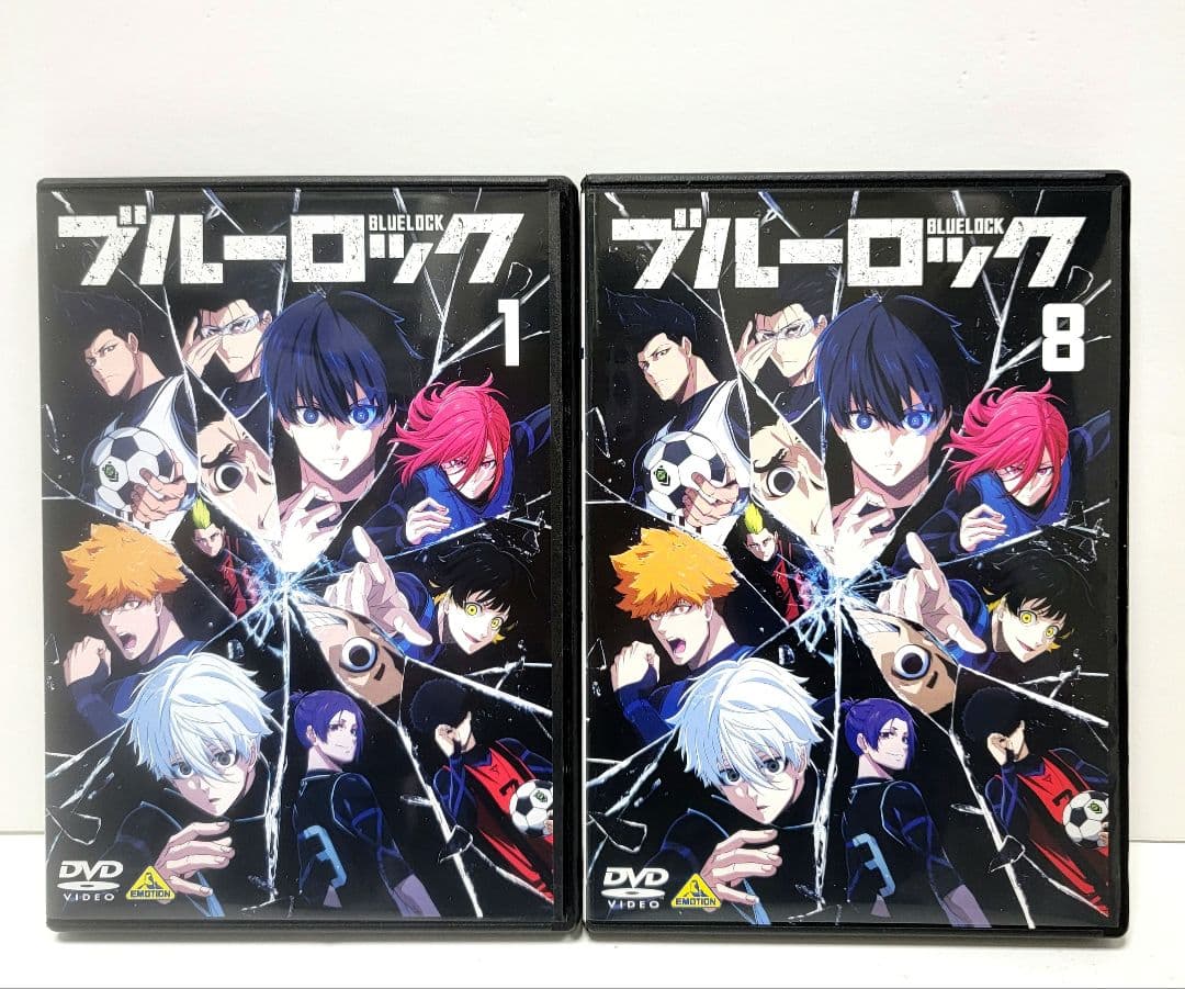 【新品ケース収納】　ブルーロック DVD全8巻セット　レンタル落ち