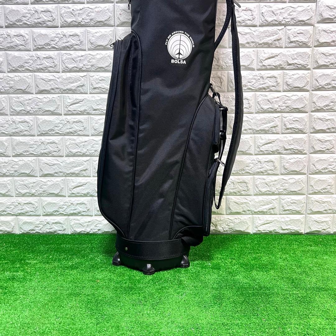希少 美品　BOLSA Mizuno キャディーバッグ　黒　軽量