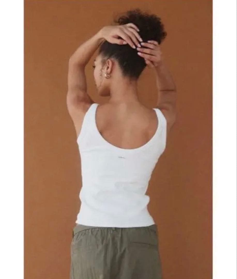 alexiastam ウェルネス ウォッシュドカラータンクトップS