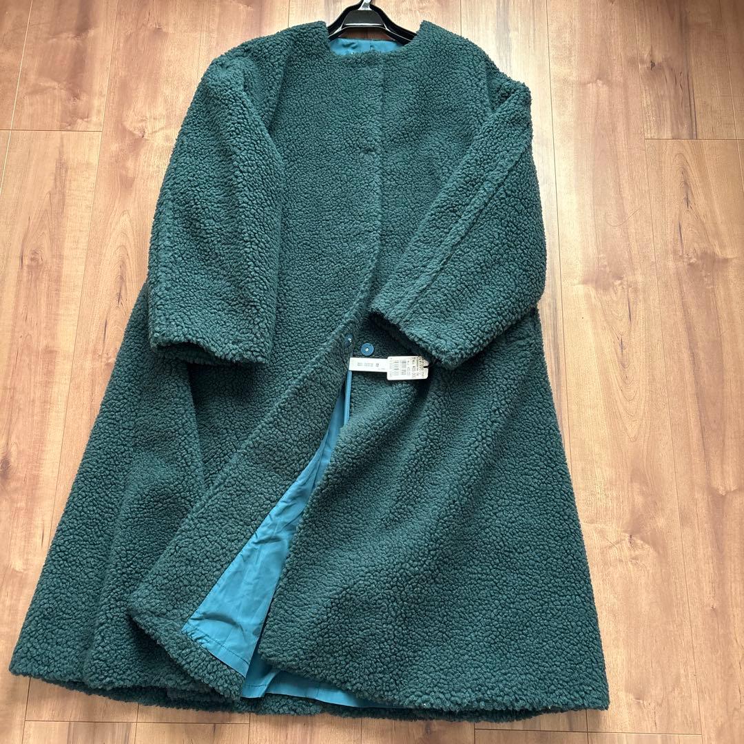 新品　ラディエイト　定価¥3万3000円　ロングコート　スコットクラブ　モコモコ