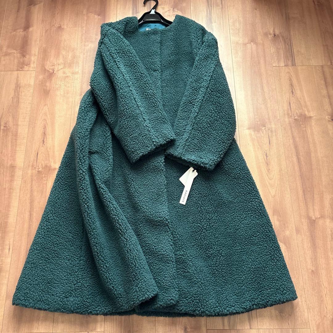 新品　ラディエイト　定価¥3万3000円　ロングコート　スコットクラブ　モコモコ
