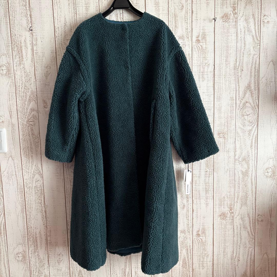 新品　ラディエイト　定価¥3万3000円　ロングコート　スコットクラブ　モコモコ