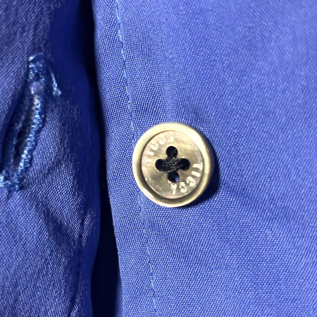 ティッカ フレンチスリーブ シャツ　オールインワン　コンビネゾン　ベルト付き