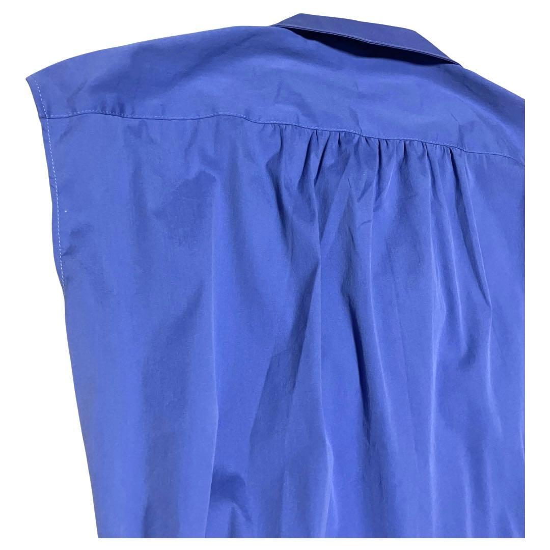 ティッカ フレンチスリーブ シャツ　オールインワン　コンビネゾン　ベルト付き