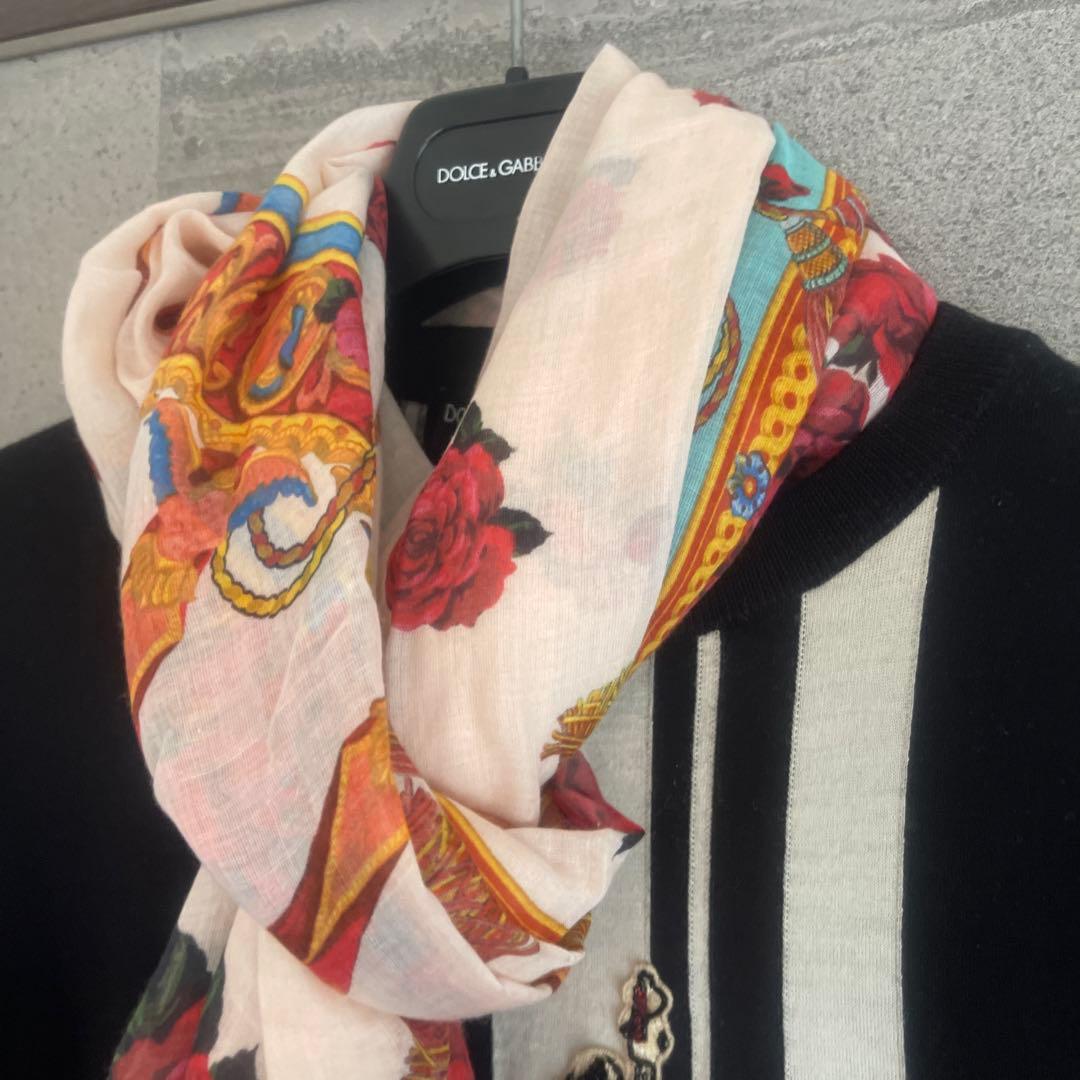 ドルチェ＆ガッバーナ 大判　高級　ストール　正規店購入　美品