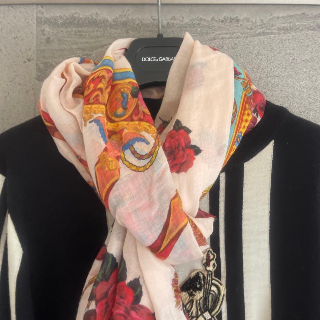 ドルチェ＆ガッバーナ 大判　高級　ストール　正規店購入　美品