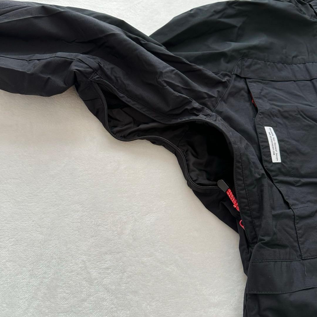 デサント オルテライン　スキーウェア（L相当）黒　裏起毛　ナイロン