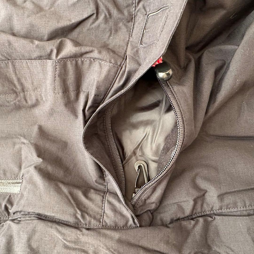 デサント オルテライン　スキーウェア（L相当）黒　裏起毛　ナイロン