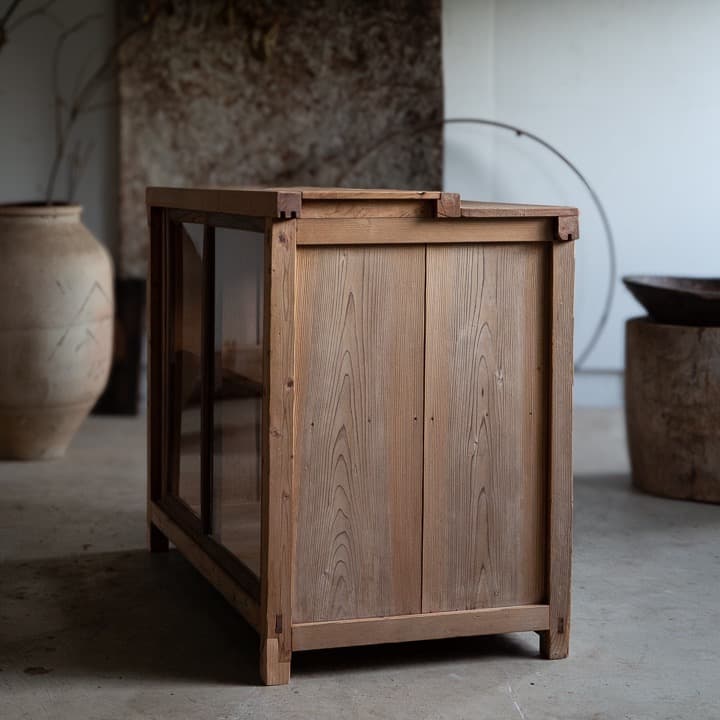 [古家具] ショーケース 幅1040高795奥540 カウンター アンティーク