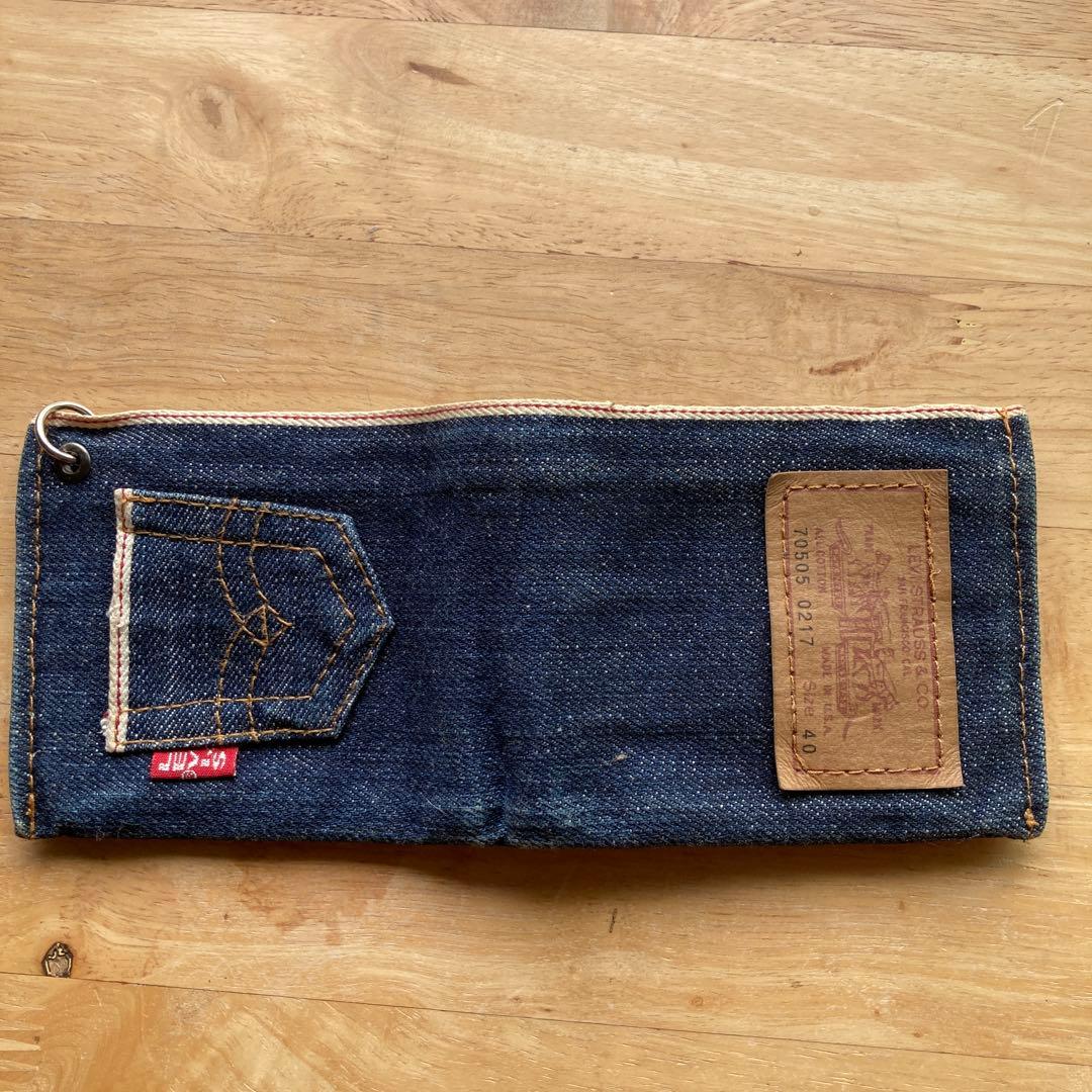 貴重deadstock 70's LEVI'S DENIM ウォレット E