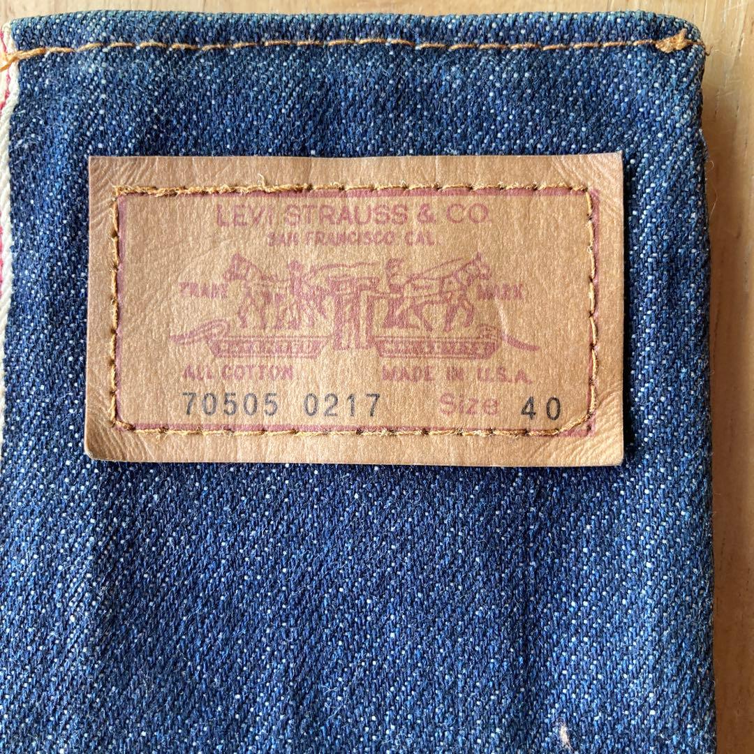 貴重deadstock 70's LEVI'S DENIM ウォレット E
