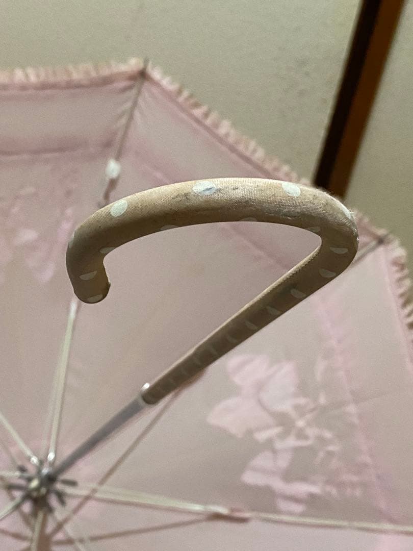 Angelic Pretty ピンクリボン日傘 使用感汚れあり