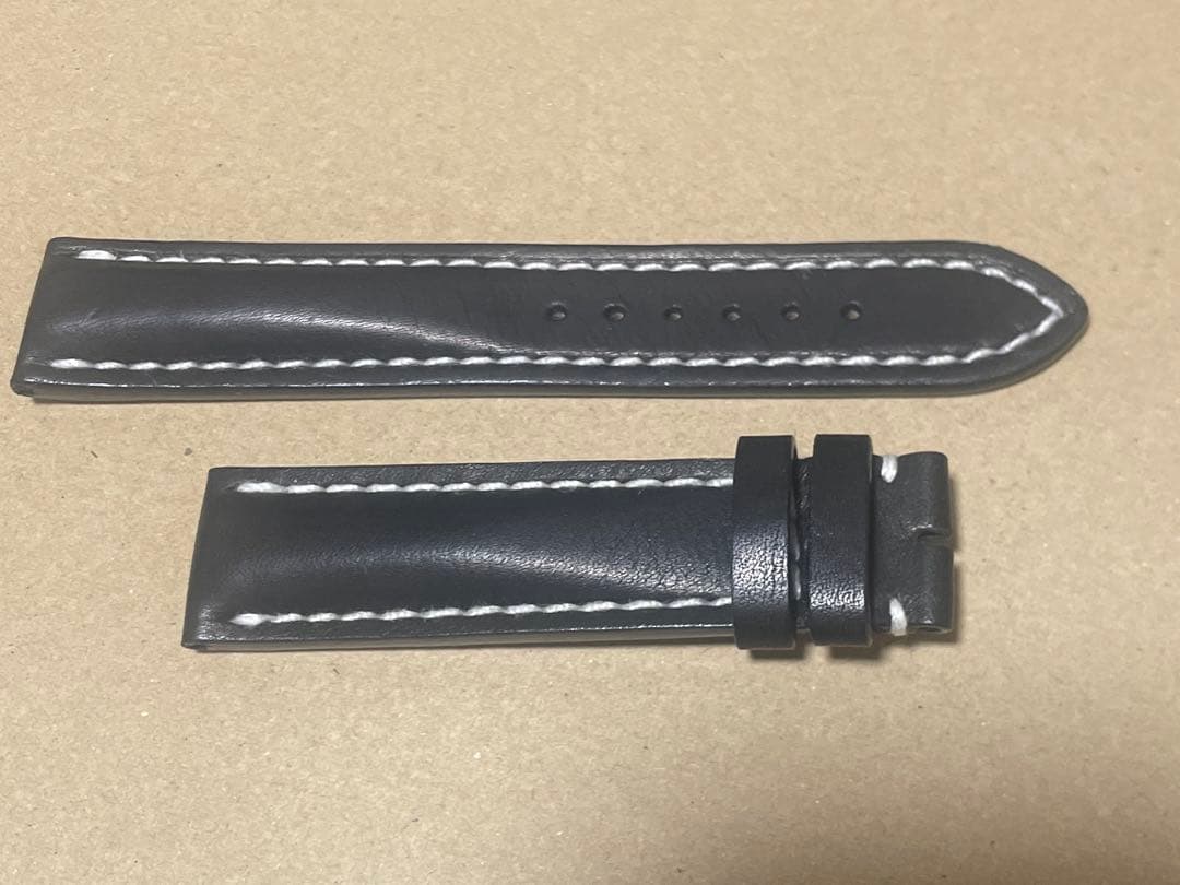 ブライトリング　皮ベルト　20-18 黒