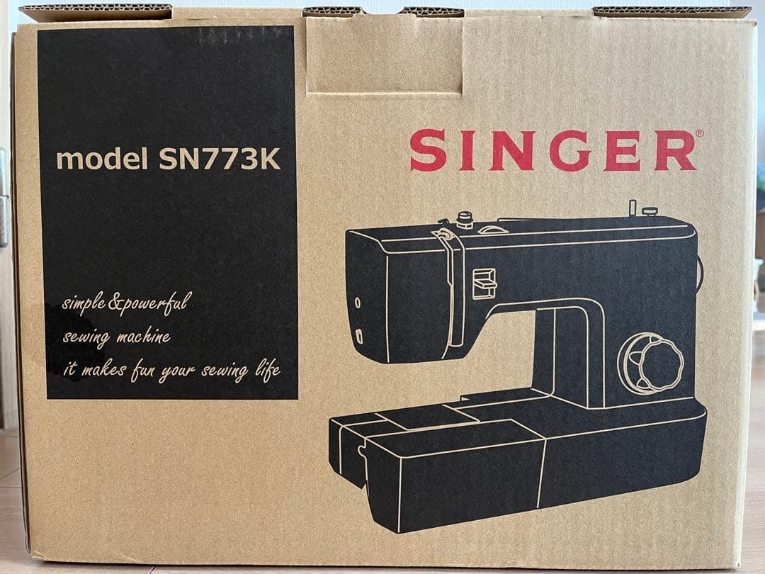 SINGER シンガー　ミシンSN773K 黒