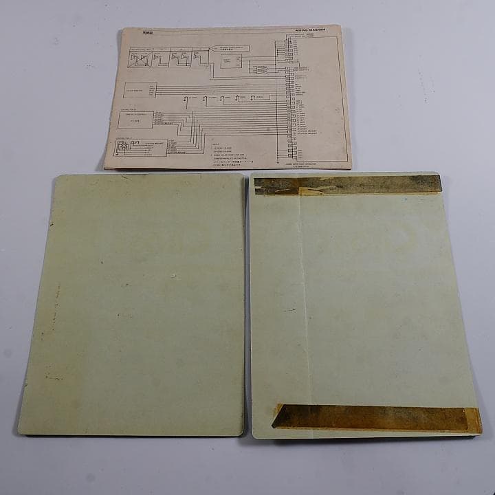 純正インスト+取扱説明書　サンダークロス　KONAMI