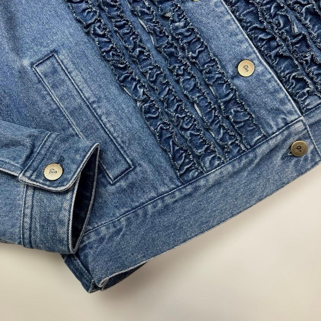 【試着のみ】ピンクハウス ピコルリル使い デニムジャケット/2023年