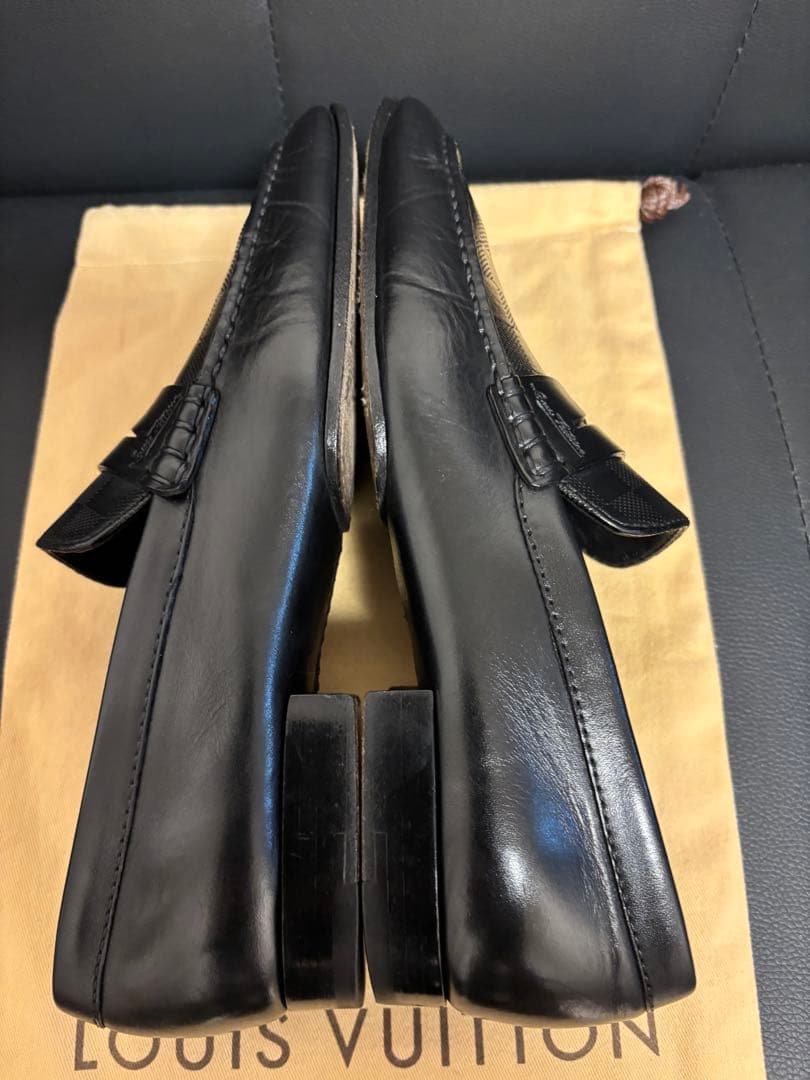 LOUIS VUITTON ルイヴィトン　ダミエローファーシューズ　24.5㎝