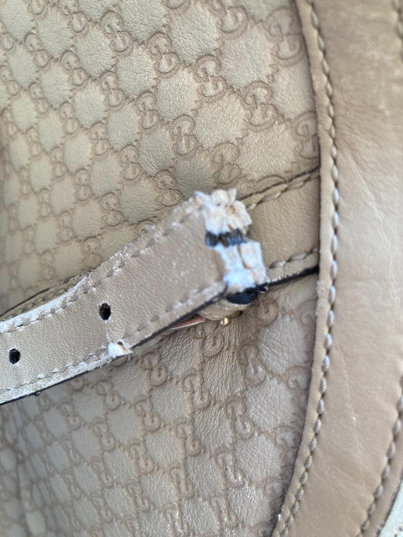 グッチ 309614 レザー マイクロシマ 2WAY ショルダーバッグ