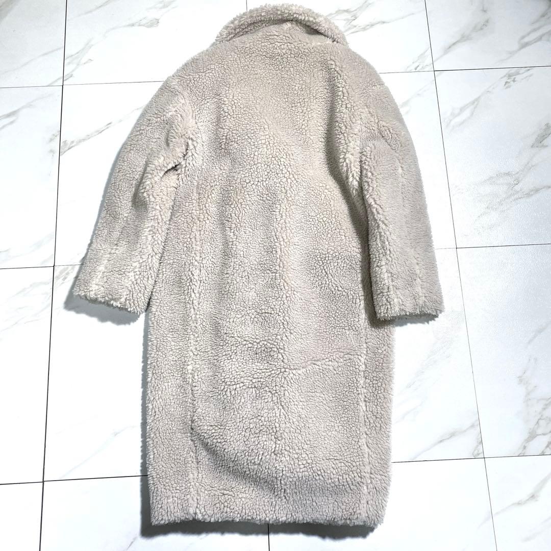 未使用級♡ブルーフロンセ 24aw テディベアコート 厚手 定価3.3万円