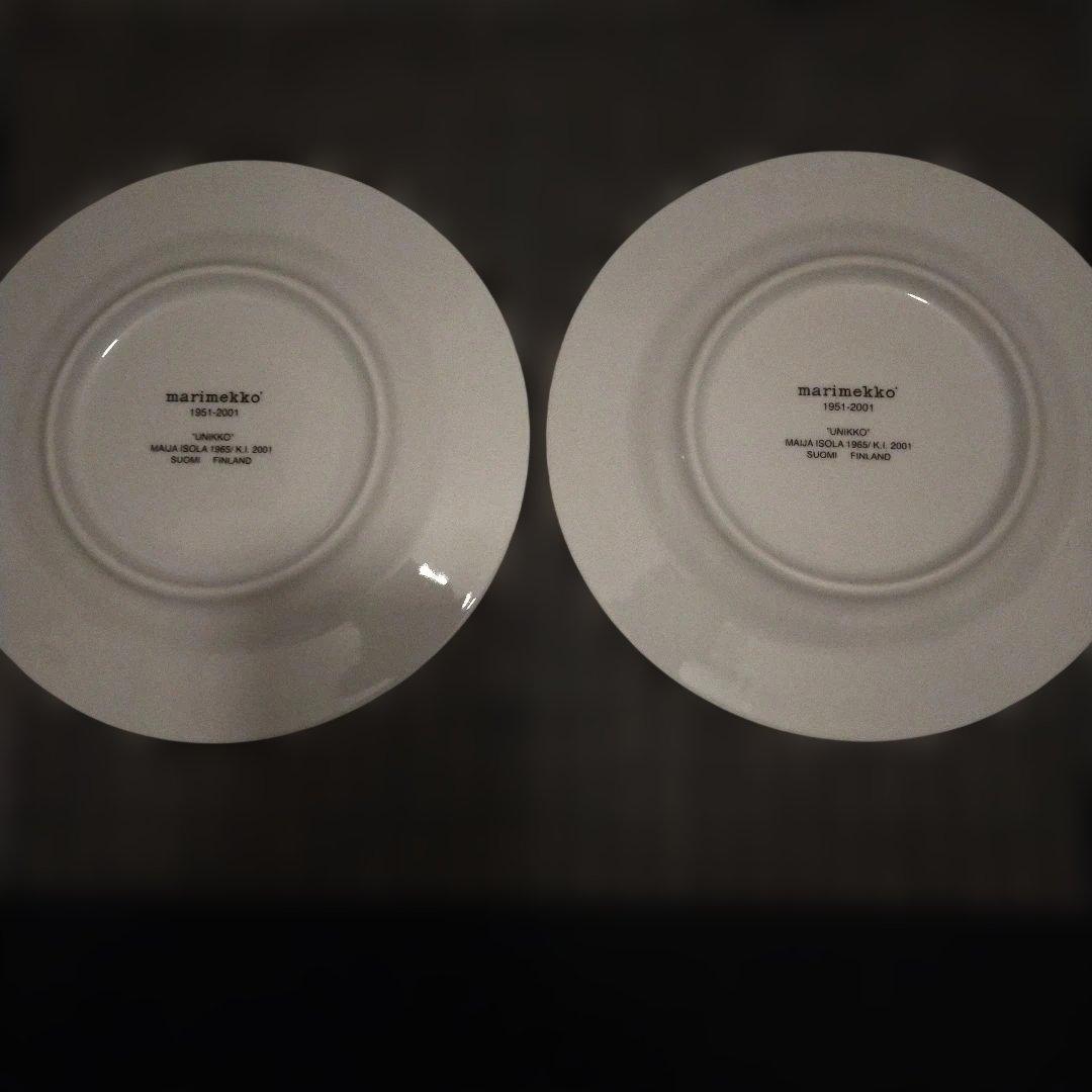 マリメッコ プレート２枚組み♡50周年記念モデル (未使用に近い)