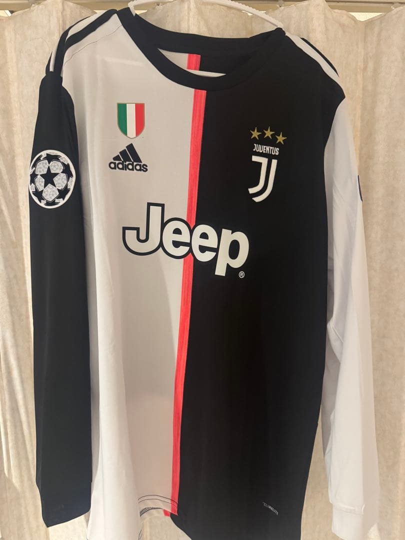 ユベントス ユニフォーム 長袖 ロナウド 7 adidas UCLパッチ付き