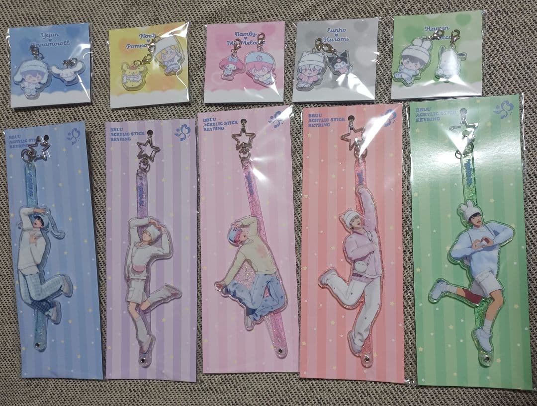 PLAVE BBUU MD アクリルスティック キーリング アクスタ 10点