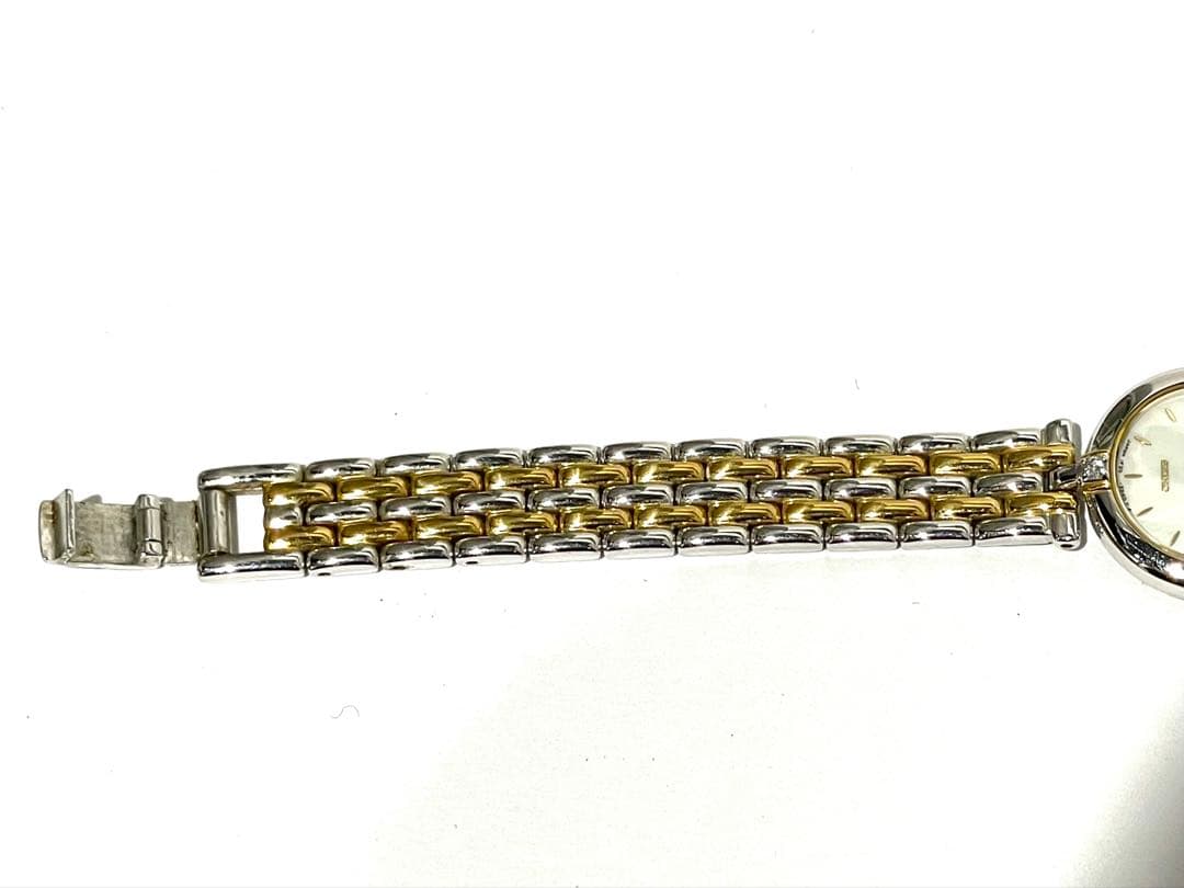 ★セイコー エクセリーヌ 1F20-0J50 シェル文字盤 腕時計 現状品