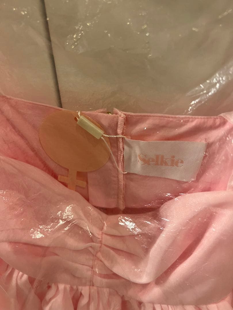 selkie ピンク　ミニ　ドレス　ワンピース　新品未使用