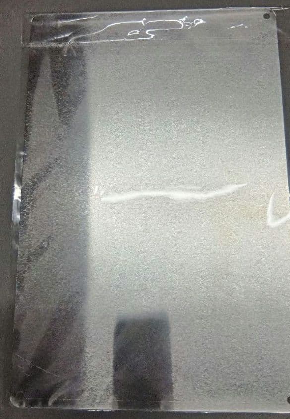 頭*L様 メタルポスター【ブリキ看板】CA 30cm×20cm