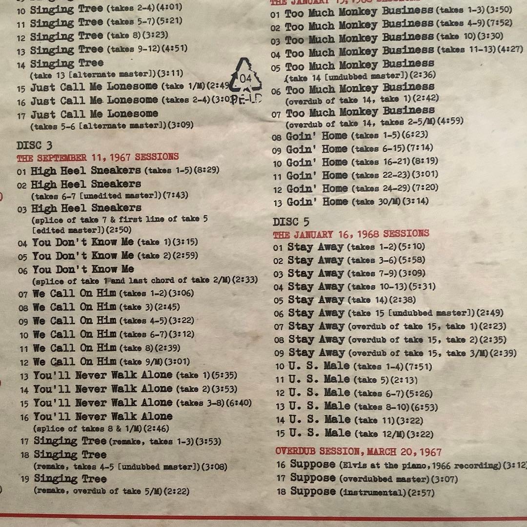 エルヴィスプレスリーFTD【Guitar Man67/68 】5CD